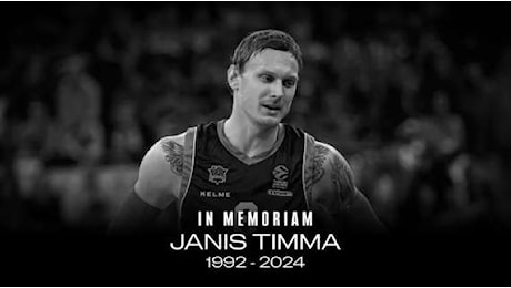 Morte Janis Timma, un minuto di silenzio sui campi di EuroLeague e EuroCup