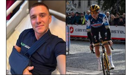 Ciclismo, Evenepoel dopo l’incidente: “Tornerò più forte”