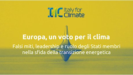 Italy for Climate: il voto in Europa a sostegno del clima