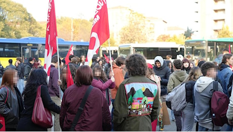 La manifestazione degli studenti: Aule fredde e poca sicurezza. Sempre più episodi di violenza