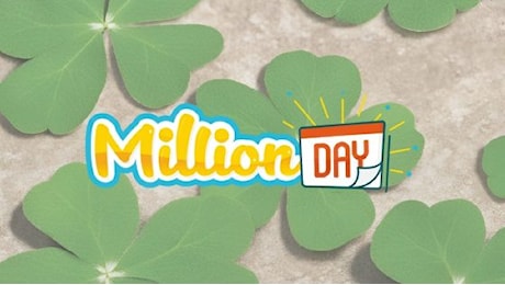 Million Day, l’estrazione delle 20:30 di giovedì 18 luglio