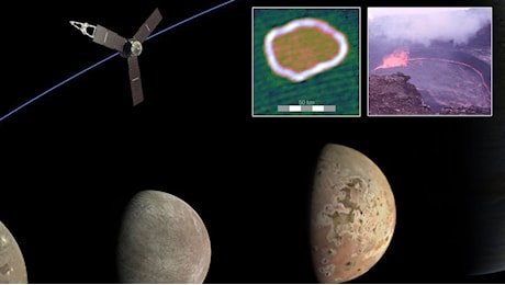 Juno mostra i laghi di lava di Io in alta definizione - MEDIA INAF