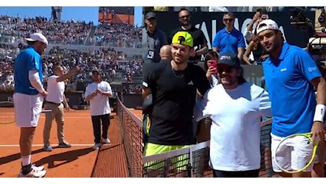 Berrettini Fearnley, Lillo fa il sorteggio del match all'Atp Roma. VIDEO