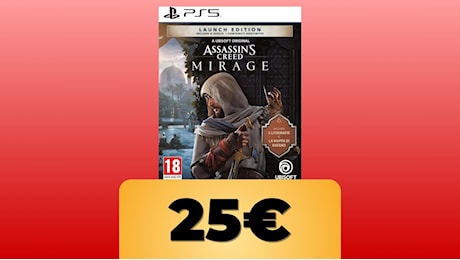 Assassin's Creed Mirage Launch Edition in forte sconto per la Festa delle Offerte Prime