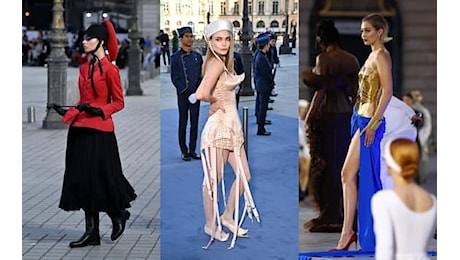 Vogue World, i look più belli sul red carpet, da Deva Cassel con l'iconico abito Dior a Gigi Hadid