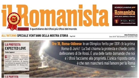 Alta tensione dopo l'esonero di De Rossi. Il Romanista in prima pagina: Dimmi cos'è