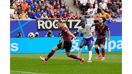 Euro 2024, Francia-Belgio 1-0: autorete Vertonghen porta i Bleus ai quarti