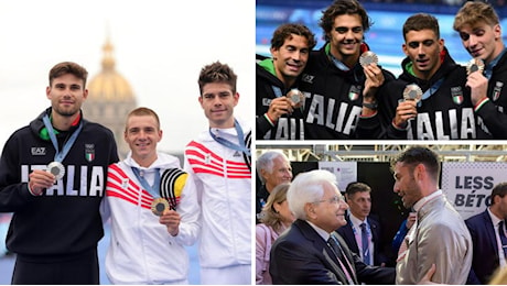 Olimpiadi, l'Italia apre Parigi 2024 con tre medaglie: Ganna argento, bronzi di Samele e della 4x100 stile