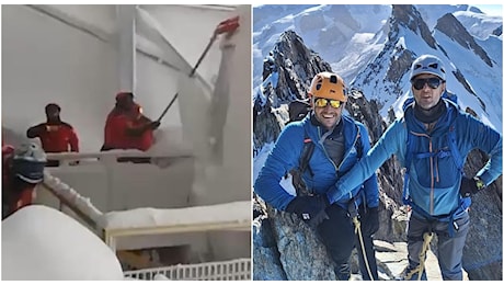 Luca Perazzini e Cristian Gualdi, gli alpinisti dispersi: in volo gli elicotteri, impiegato un sonar che individua (anche) i cellulari spenti