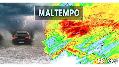 Avviso meteo per maltempo: nuova forte perturbazione in arrivo, rischio nubifragi e criticità idrogeologiche. Ecco dove