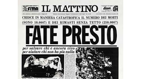 Castellammare ricorda il terremoto del 1980: il dolore e le ferite mai rimarginate