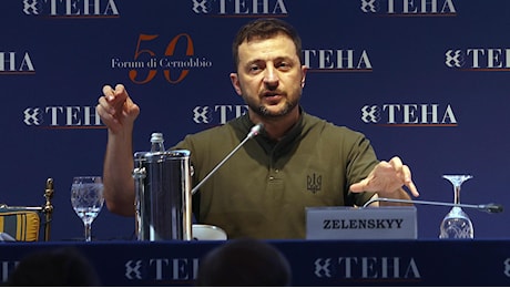 Zelensky, incontro con oltre 30 ad italiani sulla ricostruzione