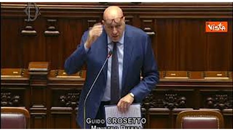 Medio Oriente, Crosetto al Senato: «Se non c'è Unifil c'è la guerra»