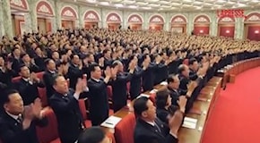 Corea del Nord, Kim alla riunione del partito dei Lavoratori