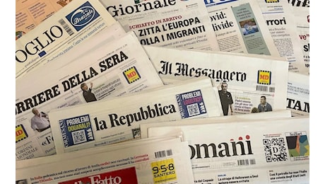 Italia chiede anticipo revisione e rinvio stop endotermiche, Orsini: 70.000 lavoratori a rischio, Manovra in ritardo. Che c'è sui giornali