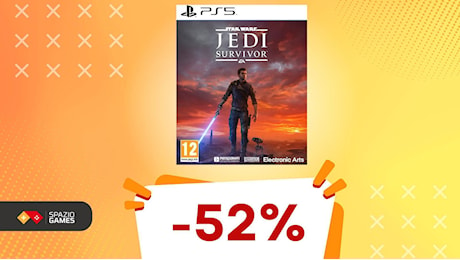 OFFERTA IMPERDIBILE: Star Wars Jedi: Survivor per PS5 a META' PREZZO! -52%