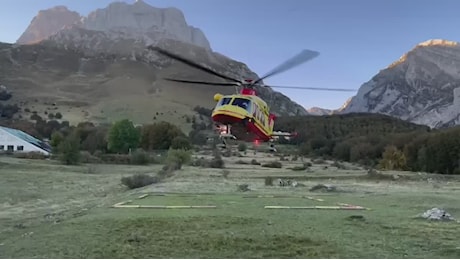 Proseguono le ricerche dei dispersi sul Gran Sasso e nella piana del Voltigno [VIDEO]