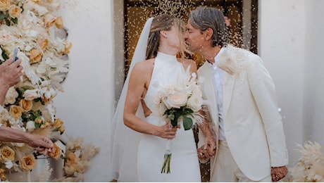 Il matrimonio di Filippo Inzaghi e Angela Robusti in stile gipsy. 3 gli abiti da sposa per il grande evento a Formentera