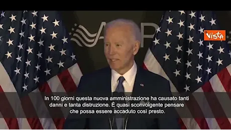 Biden: In soli 100 giorni da nuova amministrazione tanti danni e distruzione