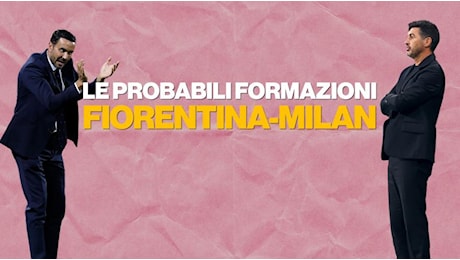 Fiorentina-Milan: le probabili formazioni di Palladino e Fonseca