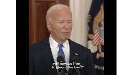 Biden su immunità Trump: Non sono d'accordo con Corte Suprema, non ci sono re in America