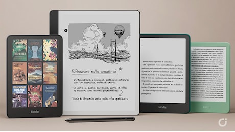 Amazon presenta la nuova gamma di dispositivi Kindle, che include il primo Kindle a colori