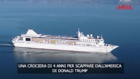 Usa, in crociera per quattro anni per sfuggire da Trump