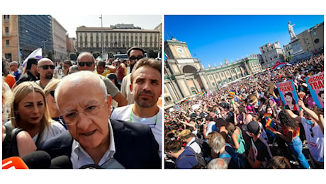 L'onda Pride di Napoli sfila per i diritti contro le leggi dittatura