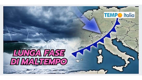 Meteo: ecco la DATA per l’inizio di una LUNGA FASE PIOVOSA