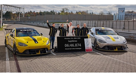 Xiaomi SU7 Ultra, semplicemente la quattro porte più veloce di sempre al Nurburgring