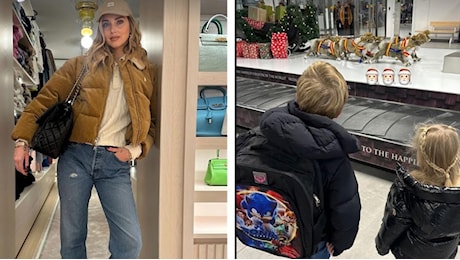 Chiara Ferragni anticipa il Natale e vola in Lapponia con la famiglia. Le foto