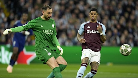 Aston Villa-Psg di Champions League 4-2: che paura per i francesi ma Donnarumma li porta in semifinale