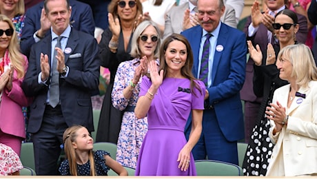 Kate Middleton a Wimbledon e gli occhi di Charlotte