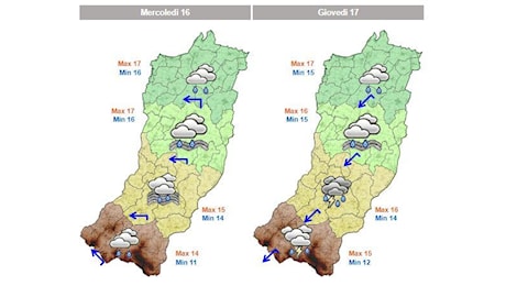 Meteo a Reggio Emilia, in arrivo pioggia e freddo Gazzetta di Reggio