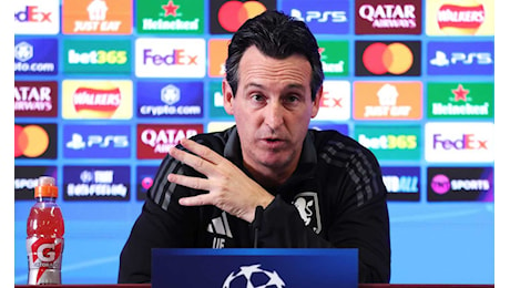 Emery: La Juventus è come il Real Madrid, domani va bene anche il pareggio|Primapagina