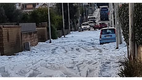 Maltempo, violenta grandinata e allagamenti ad Anzio e Nettuno