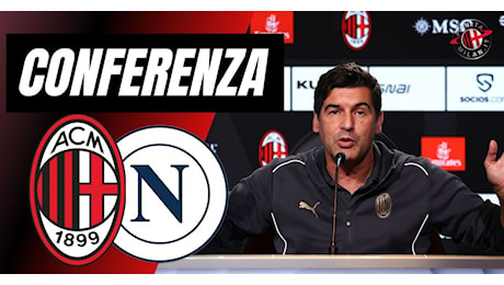 Milan-Napoli, Fonseca: “Nessuno gioca con la qualità avuta oggi”