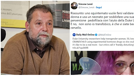 La donna trans uno squinternato: Simone Lenzi nella bufera per i post senza freni