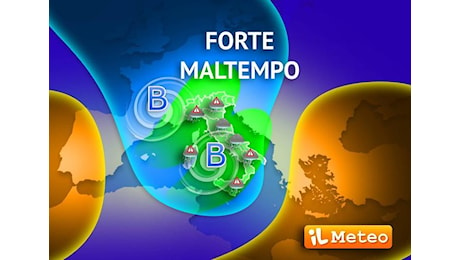 Maltempo sull’Italia per diversi giorni, previsioni meteo oggi e domani