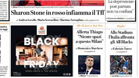 La Repubblica di Torino titola sulle parole di Motta: Niente spazi a questo Milan