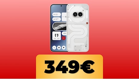 Nothing Phone (2a) da 12+256GB è disponibile in sconto su Amazon Italia