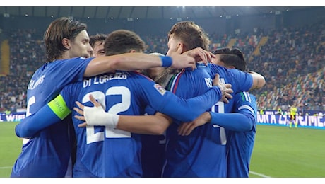 Tripudio azzurro: l'Italia travolge Israele 4-1, finale Nations League vicina