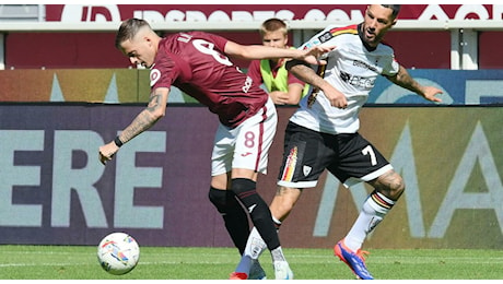 Torino-Lecce, diretta: gran prova dei giallorossi ma il match non si sblocca