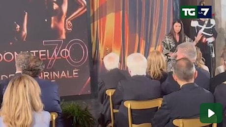 David di Donatello, Geppi Cucciari al ministro Giuli: 'Al contrario i suoi discorsi migliorano'