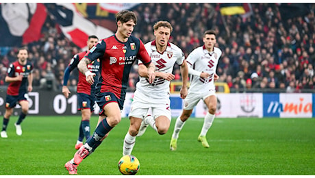 Genoa-Torino live 0-0: dove vederla in tv e streaming e formazioni ufficiali