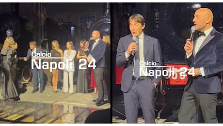 Conte alla cena di Natale: il discorso e il siparietto con ADL e le mogli dei calciatori | VIDEO CN24