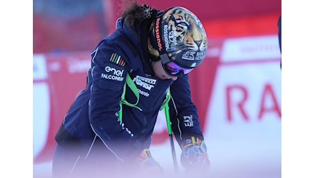 Federica Brignone leader a metà gara nel gigante di Semmering