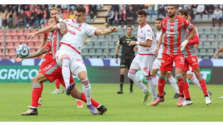 Cremonese - Bari: 1-1. Il match in trasferta finisce in parità