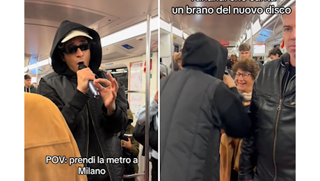 Tananai in incognito, canta in metro a Milano e ‘spoilera’ il nuovo album: passeggeri increduli