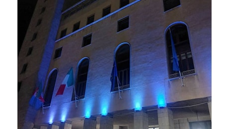 Giornata mondiale del diabete, Palazzo civico si tinge di blu